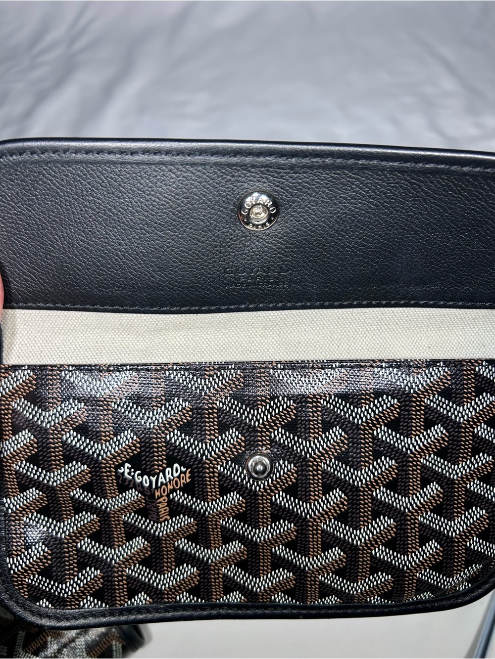 Goyard Saint Louis PM Tote Bag in black - Picture 9 of 10